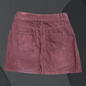 Y2K Corduroy Skirt Rose Pink Size 26